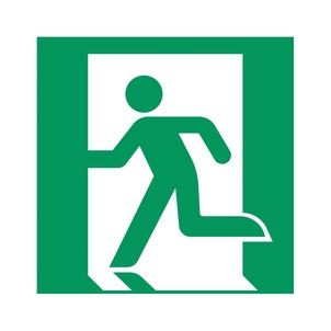 Пиктограмма EMGP-MARK-M-LEFT (Человек, движение влево) (Arlight, Пластик)