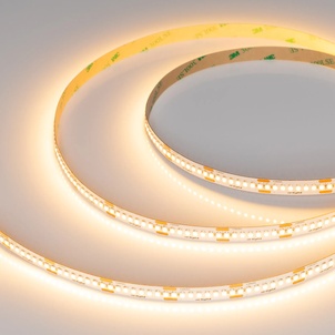 Лента UL-A240-10mm 24V Warm2700 (19 W/m, IP20, 5m) (Arlight, 7 лет)
