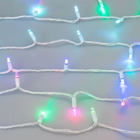 Светодиодная гирлянда ARD-STRING-CLASSIC-9000-WHITE-60LED-LIVE RGB-SPI (12V, 40W) (Ardecoled, IP65)