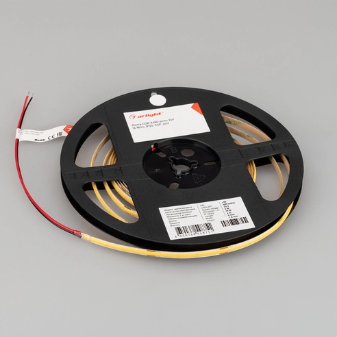 Лента светодиодная COB-X480-6mm 24V Warm3500 (6 W/m, IP20, CSP, 5m) (Arlight, -)
