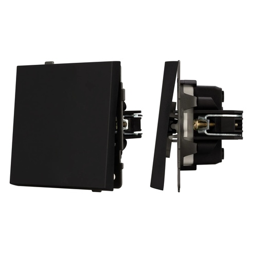 Механизм звонкового выключателя SWT-TENDO-MKR1-SFPL-BK (230V, 10A) (Arlight, -)