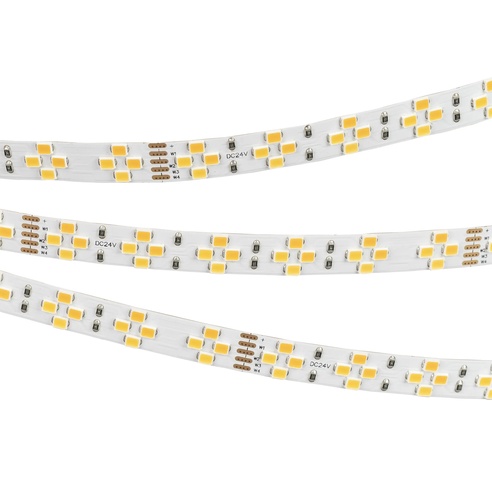 Лента светодиодная RT-A240-10mm 24V Warm-MIX (20 W/m, IP20, 2835, 5m) (Arlight, Изменяемая ЦТ)