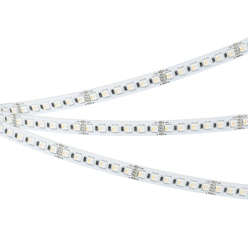 Лента светодиодная RT-H120-10mm 24V RGBW-Warm-4-in-1 (25 W/m, IP20, 4040, 5m) (Arlight, Открытый)