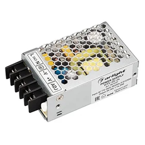 Блок питания HTS-25-24 (24V, 1.1A, 25W) (Arlight, IP20 Сетка, 3 года)