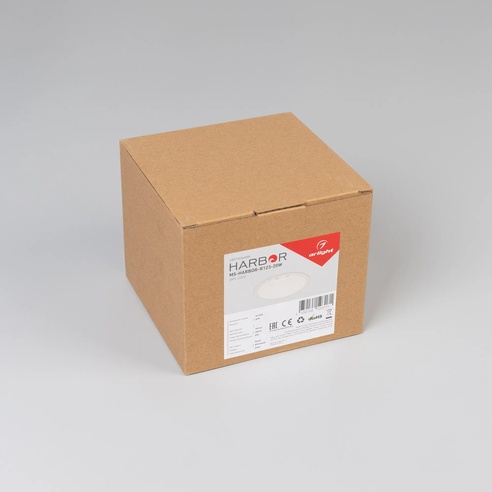 Светильник MS-HARBOR-R123-20W Warm3000 (WH, 24 deg, 230V) (Arlight, IP20 Металл, 5 лет)