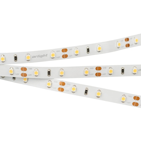 Лента светодиодная RT 2-5000 12V Day4000 (3528, 300 LED, CRI98) (Arlight, 4.8 Вт/м, IP20)