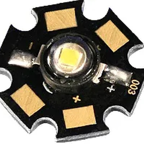 Мощный светодиод ARPL-Star-1W Yellow (YEA1E) (Arlight, STAR type)