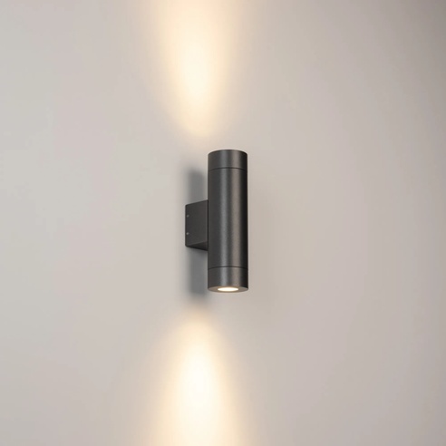 Светильник LGD-RAY-WALL-TWIN-R65-2x12W Warm3000 (GR, 6 deg, 230V) (Arlight, IP65 Металл, 3 года)