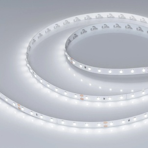 Лента светодиодная RT-A80-8mm 24V White6000 (6 W/m, IP20, 2835, 5m) (Arlight, высок.эфф.150 лм/Вт)