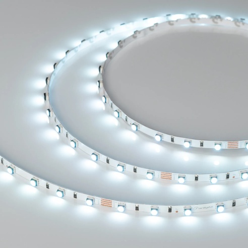 Лента светодиодная MINI-60-24V RGB 5mm (3535, 5m, LUX) (Arlight, 6 Вт/м, IP20)