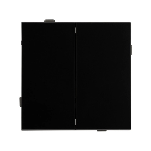 Механизм выключателя двухклавишный непроходной SWT-TENDO-MK02-PL-BK (230V, 10A) (Arlight, -)