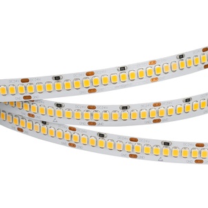 Лента светодиодная RT 2-5000 24V Cool 8K 10mm (2835, 252 LED/m, LUX) (Arlight, 10 Вт/м, IP20)