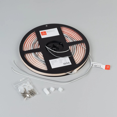 Лента герметичная COB-PSW-X480-8mm 24V Warm2400 (6 W/m, IP67, TWP100, 5m) (Arlight, CRI>90)