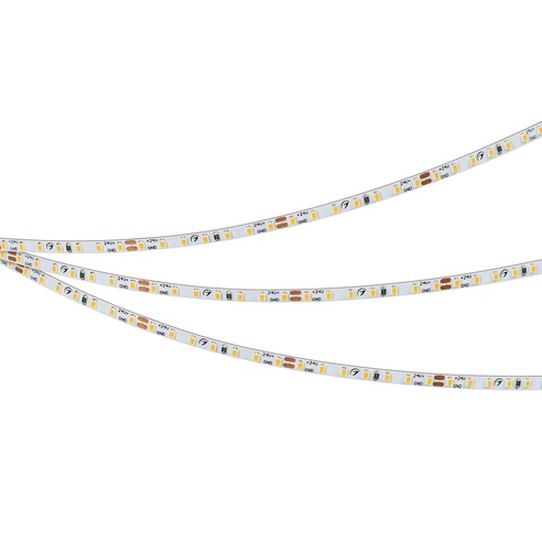 Лента светодиодная MICROLED-M168-4mm 24V Warm3500 (5 W/m, IP20, 2216, 5m) (Arlight, узкая)