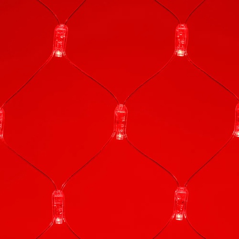 Светодиодная гирлянда ARD-NETLIGHT-CLASSIC-2000x1500-CLEAR-288LED Red (230V, 18W) (Ardecoled, IP65)