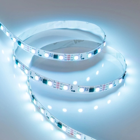 Лента светодиодная SPI-B60-10mm 12V RGB-PX3 (14.4 W/m, IP20, 5060, 5m) (Arlight, Открытый, IP20)