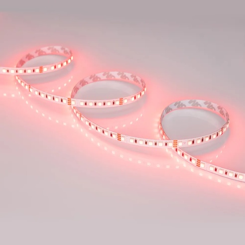 Лента светодиодная RT 2-5000 24V RGB 8mm (3838, 120 LED/m, LUX) (Arlight, 11 Вт/м, IP20)