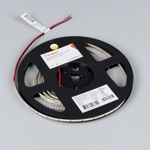 Лента светодиодная MICROLED-M240-4mm 24V Day4000 (8 W/m, IP20, 2216, 5m) (Arlight, 130 лм/Вт)