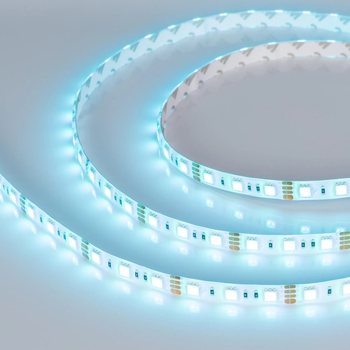 Лента светодиодная герметичная RTW-SE-B60-10mm 12V RGB (14.4 W/m, IP65, 5060, 5m) (Arlight, -)