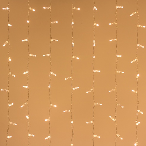 Светодиодная гирлянда ARD-CURTAIN-CLASSIC-2000x1500-CLEAR-360LED Warm (230V, 60W) (Ardecoled, IP65)