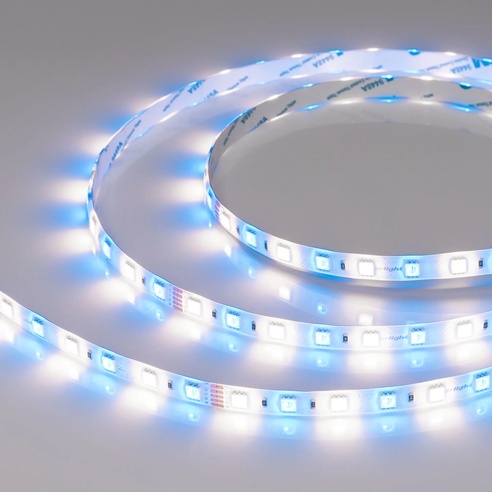 Лента светодиодная RTW-SE-B60-10mm 24V RGBW-Day (14.4 W/m, IP65, 5060, 5m) (Arlight, Открытый)