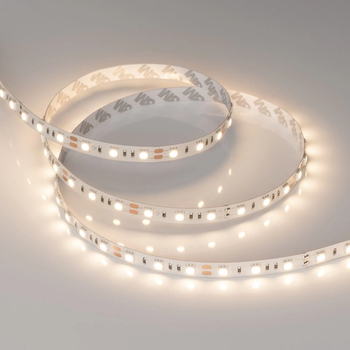 Лента светодиодная RT-B60-10mm 12V Warm3000 (14.4 W/m, IP20, 5060, 5m) (Arlight, 14.4 Вт/м, IP20)