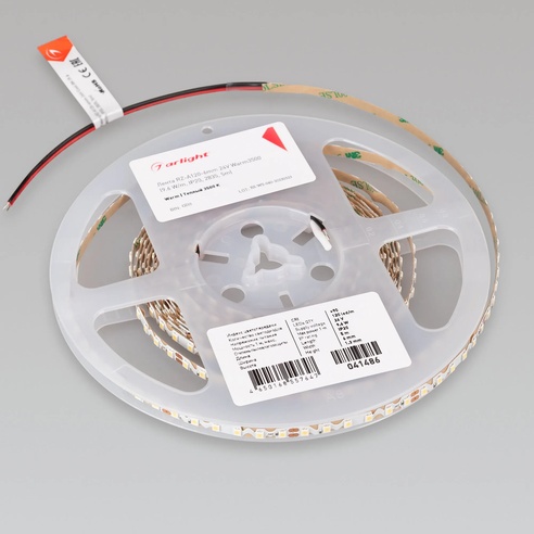 Лента светодиодная RZ-A120-6mm 24V Warm3500 (9.6 W/m, IP20, 2835, 5m) (Arlight, -)