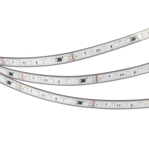 Лента светодиодная герметичная DMX-PFS-B60-12mm 24V RGB-PX6 (14 W/m, IP68, 5060, 5m) (Arlight, -)
