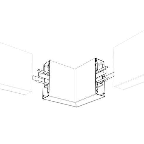 Угол S2-WALL-X2-H128-L90N внутренний (Arlight, Металл)