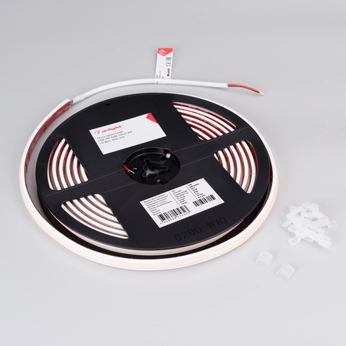 Лента светодиодная герметичная COB-PW-X480-10mm 24V White6000 (10 W/m, IP66, 5m) (Arlight, 5 лет)
