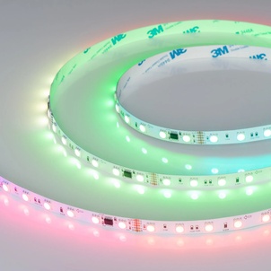 Лента DMX-B60-10mm 24V RGB-PX6 (14 W/m, IP20, 5m) (Arlight, -)