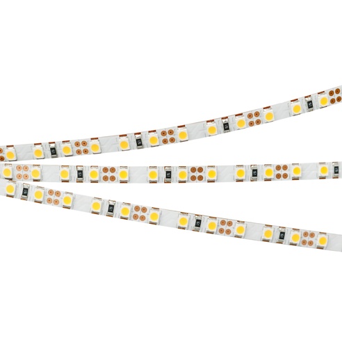 Лента светодиодная RT 2-5000 12V Warm2400 5mm 2x (3528, 600 LED, LUX) (Arlight, 9.6 Вт/м, IP20)
