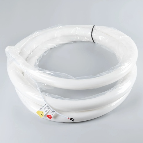 Лента светодиодная герметичная MOONLIGHT-SIDE-A336-D40mm 24V Warm2400 360deg (15 W/m, IP65, 2835, 5m, wire x1) (Arlight, Вывод боковой, 3 года)