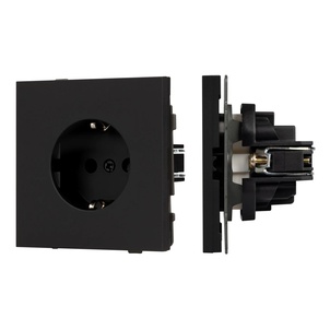 Механизм электрической розетки SCT-TENDO-MEU1-SFPL-BK (230V, 16A) (Arlight, -)