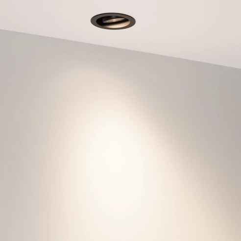 Светильник MS-VORTEX-BUILT-R90-12W Day4000 (BK-BK, 40 deg, 230V) (Arlight, IP20 Металл, 5 лет)