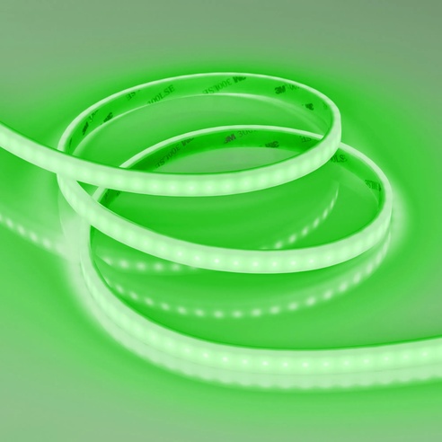 Лента светодиодная герметичная RTW-PSW-A120-10mm 24V Green (9.6 W/m, IP67, 2835, 5m) (Arlight, 5 лет)