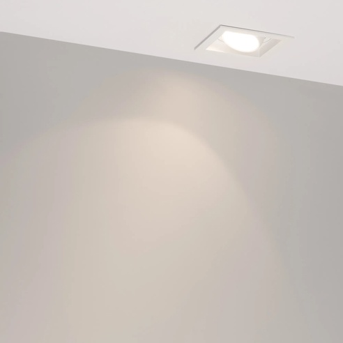Светильник MS-VORTEX-BUILT-S90x90-12W Day4000 (WH-WH, 20 deg, 230V) (Arlight, IP20 Металл, 5 лет)
