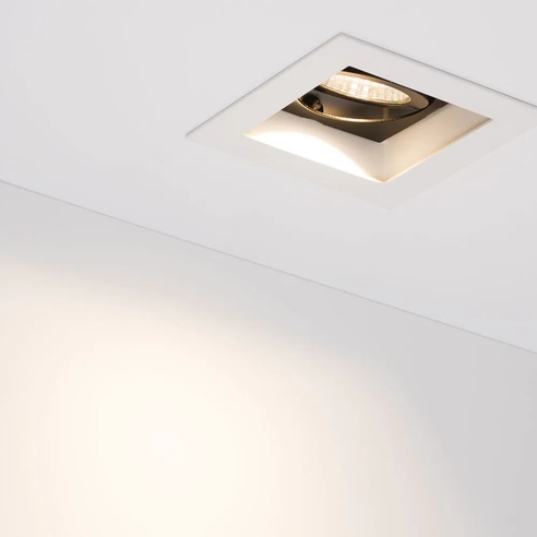 Светильник CL-KARDAN-S102x102-9W Warm (WH, 38 deg) (Arlight, IP20 Металл, 3 года)