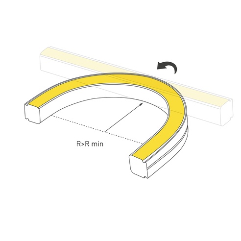 Лента герметичная WAVE-SIDE-DOUBLE-A120-16x15mm 24V Warm3000 (15 W/m, IP67, 5m, wire x1) (Arlight, Вывод боковой, 5 лет)