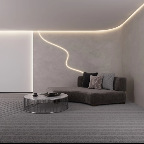 Лента светодиодная герметичная AURORA-PS-A120-12x6mm 24V Purple (10 W/m, IP65, 2835, 5m) (Arlight, Силикон)