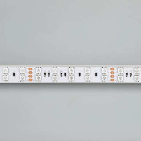 Лента светодиодная RT 2-5000 36V RGB 2X2 (5060, 600 LED, LUX) (Arlight, 26 Вт/м, IP20)