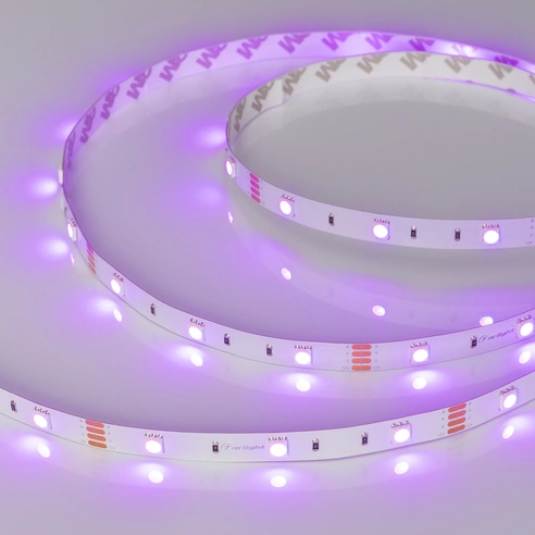 Лента светодиодная RT-B30-10mm 12V RGB (7.2 W/m, IP20, 5060, 5m) (Arlight, Открытый)