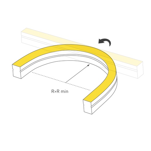 Лента светодиодная герметичная MOONLIGHT-SIDE-A140-12x24mm 24V Warm2200 (9.6 W/m, IP68, 5m, wire x2) (Arlight, Вывод прямой, 3 года)