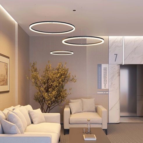 Светильник SP-DIAMOND-R1050-60W Warm3000 (BK, 45 deg, 230V, TRIAC) (Arlight, IP20 Металл, 5 лет)