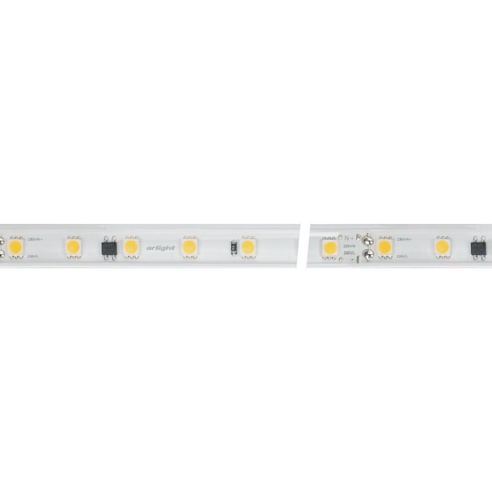 Лента светодиодная герметичная ARL-PV-B54-15.5mm 230V Warm3000 (8 W/m, IP65, 5060, 10m) (Arlight, -)