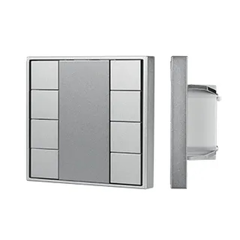 INTELLIGENT ARLIGHT Кнопочная панель DALI-201-23-8K-D2-IN Silver (BUS, Frame) (IARL, IP20 Металл, 3 года)