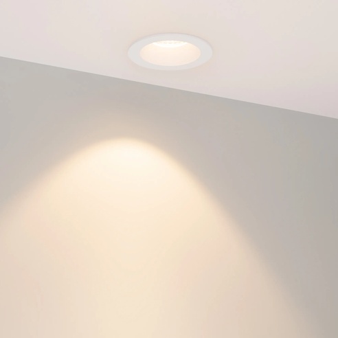 Светильник MS-ATOLL-BUILT-R86-10W Warm3000 (WH, 36 deg, 230V) (Arlight, IP54 Металл, 5 лет)