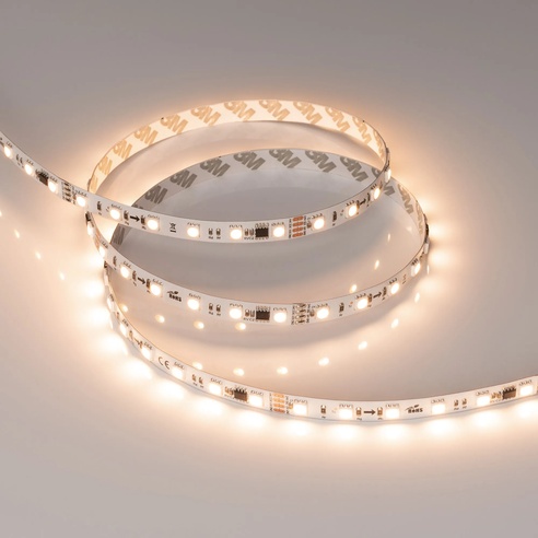 Лента светодиодная SPI-B60-10mm 24V Warm3000-PX6-RAM (15 W/m, IP20, 5060, 5m) (Arlight, бегущий огонь)