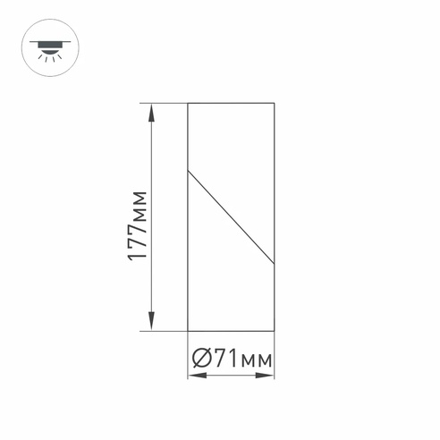 Светильник SP-TWIST-SURFACE-R70-12W Day4000 (BK, 30 deg) (Arlight, IP40 Металл, 3 года)