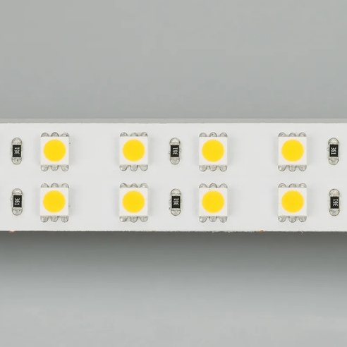 Лента светодиодная RT 2-5000 24V Warm2700 2x2 (5060, 720 LED, LUX) (Arlight, 34.4 Вт/м, IP20)